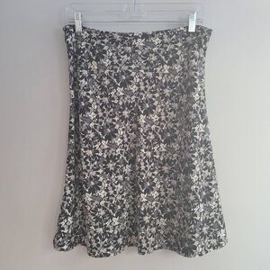 Vintage Y2K Old Navy‎ floral a line skirt size 8 fairy grunge goth romantic